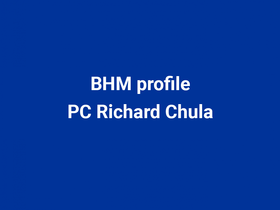 BHM profile - PC Richard Chula